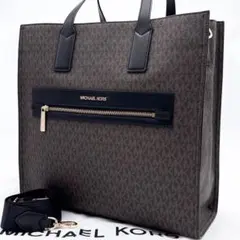 未使用級美品 マイケルコース トートバッグ 2WAY ショルダーバッグ MK柄