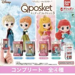 ディズニーキャラクター　Q posket ミニチュアコレクション3 コンプ