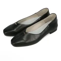 新品　オリエンタルトラフィック　ゴールドパーツVカット バブーシュ パンプス 黒