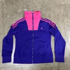 adidas 紫 ピンク ジップアップジャケット y2k archive