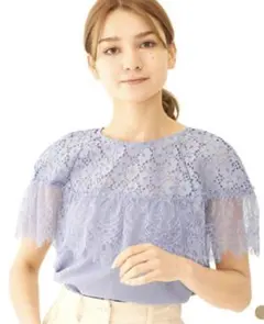 flower トップス 花柄 レースのサムネイル