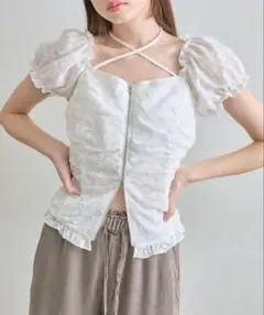 OLIVE des OLIVE ホワイトトップス