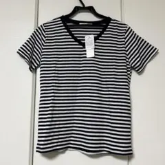 【新品未使用】ストライプ Tシャツ Mサイズ