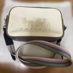COACH フィールドバケットバッグ C6843 カラーブロック レザー - メルカリ