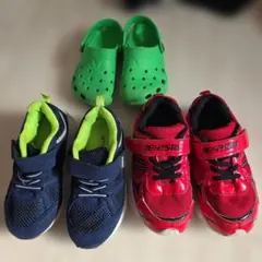 美品　靴&サンダル　17cm３足セット