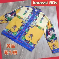 美品 80s 希少柄 barassi アメカジプリント シャツ XL ビンテージのサムネイル
