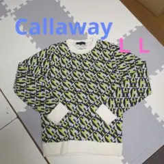 ◆ＬＬサイズ◆裏地付きニット◆Callaway◆