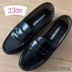23㎝ 黒 ローファー CEDAR CREST