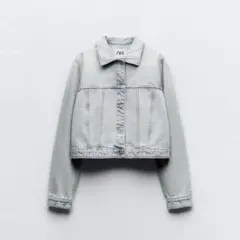 ZARA TRF デニムコルセットスタイルジャケット - メルカリ