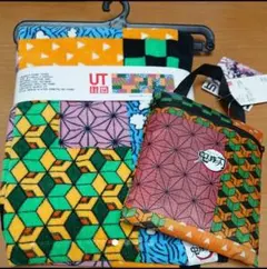 ☆UNIQLO ユニクロ 鬼滅の刃 バスタオル エコバッグ 無限列車編 新品☆