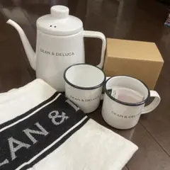 DEAN & DELUCA ケトルとマグカップと大判ふきんセットのサムネイル