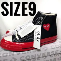 プレイコムデギャルソンx コンバース　CT70 27.5cm US9 ブラック