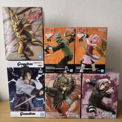 ☆新品☆ NARUTO ナルト　フィギュアセット　サスケ　サクラ　カカシ　ミナト