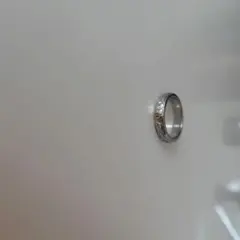 シンプル ステンレススチール リング