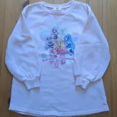 きみとアイドルプリキュア 裏毛 トレーナー 丈長め 110cm