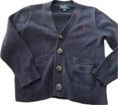 Polo Ralph Lauren ネイビー カーディガン 2/2T(90） - メルカリ