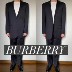 バーバリーロンドン　スーツ　セットアップ　ネイビー　シングル　M