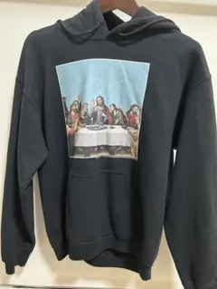 SUPREME レッド フード付きパーカー 最後の晩餐 - メルカリ