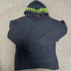 Supreme Black Hoodie M - メルカリ