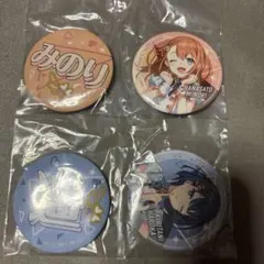 プロセカ　セガラッキーくじ　モアジャン　缶バッジセット　花里みのり、桐谷遥