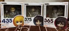 進撃の巨人 エレン ミカサ アルミン ねんどろいど まとめ売り