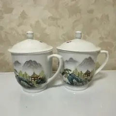 ヴィンテージ　中国　景徳鎮　中国茶器　2個セット