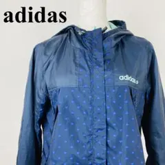 adidas ナイロンジャケット ネイビー L 1331-B