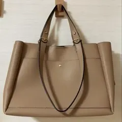 通勤用通学用 ベージュ トートバッグ RODESKO