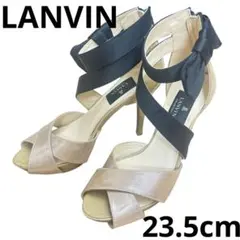 LANVIN COLLECTION リボンサンダル パンプス 23.5のサムネイル