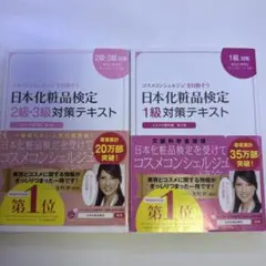 日本化粧品検定 1級・2級・3級対策テキストセット