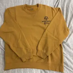 フルーツオブザルーム マスタード色 トレーナー