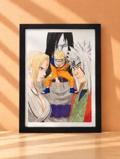 NARUTO ナルト イラスト アートフレーム