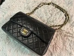 美品♢本物CHANELヴィンテージ♢マトラッセ ラムスキン 定番チェーンバッグ