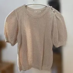 SOOR PLOOM Mimi knit top milk 4Y - メルカリ