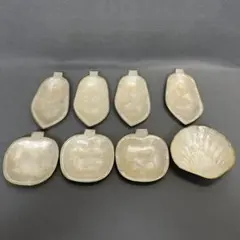 【F】カピス貝 トレー 皿 プレート おまとめ売り