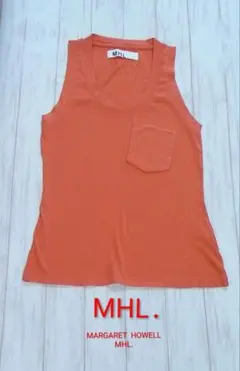 MHL.タンクトップ（オレンジ系）マーガレットハウエルのサムネイル