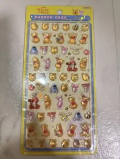 ボンボンドロップシール mini Disney プーさん