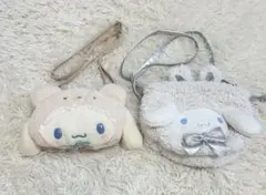 【美品】シナモロール ショルダーバック2点セット サンリオピューロランド