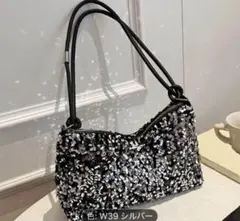 新品未使用　パーティバッグ　スパンコール　ハンドバッグ