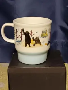 Starbucks マグカップ クマとスキー