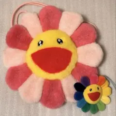 村上隆 お花 クッション ピンク(ミニ) カイカイキキ kaikai kiki