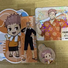 呪術廻戦　ラクスパ　極楽湯コラボ　コースター　ステッカー　ポストカード