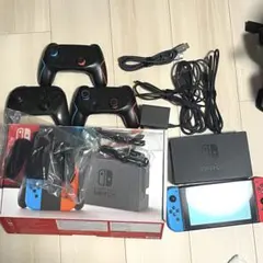 【プロコン＋コントローラー2台付】任天堂Switch 付属品ALL ★セット割有