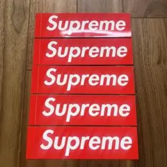 Supreme ロゴステッカー 5枚セット