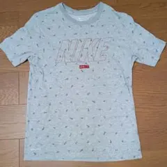 NIKE DRI-FIT 総柄グレー TシャツMサイズ