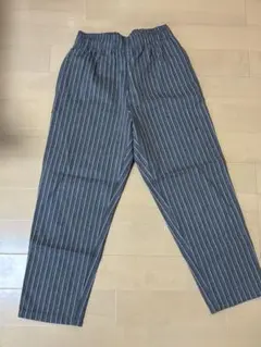 GU ストライプ ワイドパンツ Mサイズ