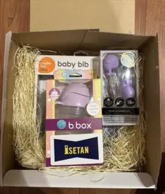 百貨店ギフト make my day babybib シリコンビブ他 3点セット