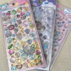 【お得3セット】3Dポップシール＊メロセット