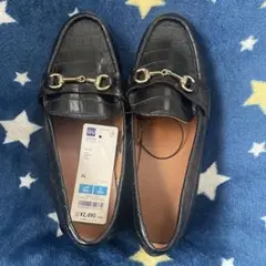 ゆかたん様専用完売品♡GU ビットローファー ブラック柄 XL