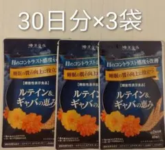 ルテイン&amp;ギャバの恵み 60粒入×3袋 和漢の森 公式】ルテイン＆ギャバの恵み│和漢の森